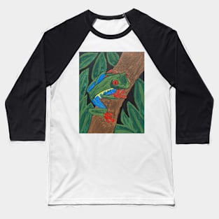 Red-eyed Tree Frog Baseball T-Shirt